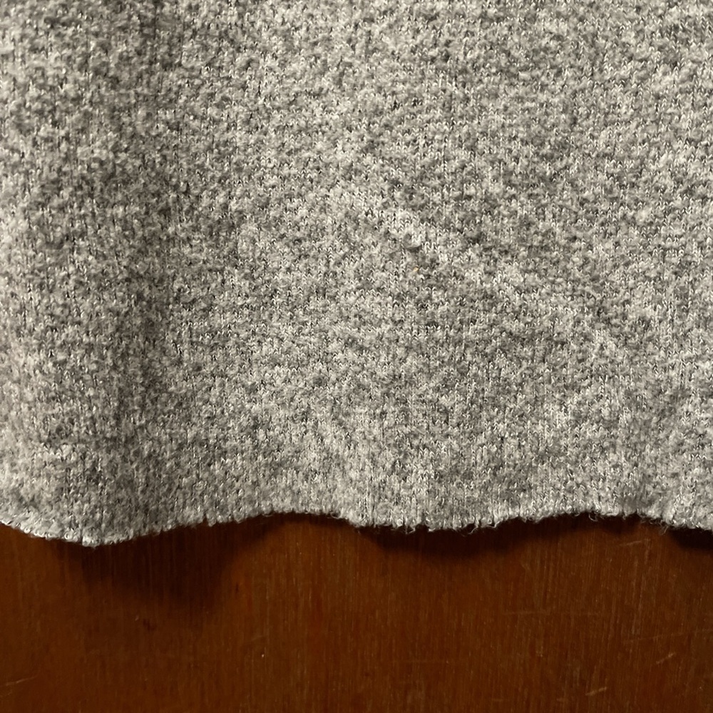 Zara gray melange midi maxi sweater dress - Picture 2 of 5